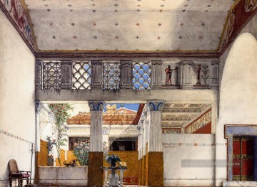  Tadema Galerie - Intérieur de Caius Martiuss Maison romantique Sir Lawrence Alma Tadema